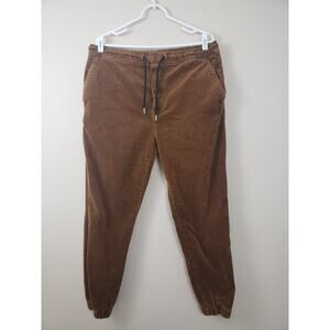 (S5) American Eagle Next Level Flex Mens Pants Size L Corduroy Joggers Stretch
